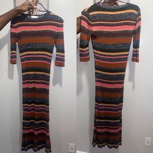 TOPSHOP KNIT MAXI DRESS